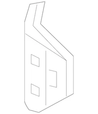 Genuine Mazda Outer Rail Bracket B45A-54-12X