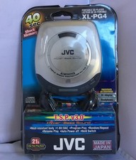 Vintage for Collectors JVC Portable CD Player - Hyper Bass - Silver XL-PG4J 