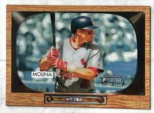 2004 Bowman Heritage #30 Yadier Molina Rookie Card RC St. Louis Cardinals 1955. rookie card picture