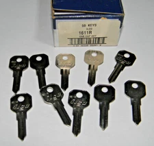Lot of 10  - ILCO 1611R KEY BLANKS Gas Cap   Box 48