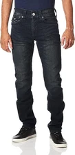 True Religion Geno Flap Big T Relaxed Slim Fit Jean in Last Call Size 32X32