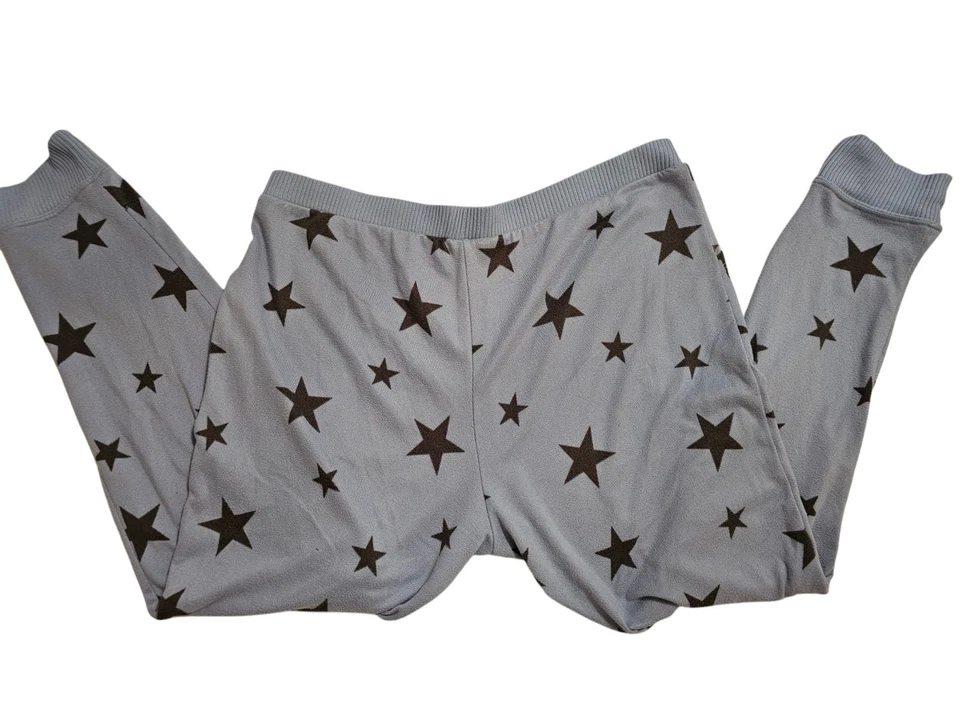 Conjunto Loungewear Cuddl Duds Canguru Bolso Azul Estrelas Tamanho G - Imagem 4 de 4