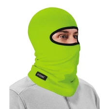 N-FERNO BY ERGODYNE 6821HV Balaclava,Universal,Lime 53PZ88