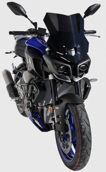 Yamaha MT10 16/21 Ermax Touring Windschutzscheibe Schwarz Matt -TO02132-image