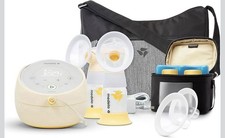 Medela Sonata Smart Double Electric Breast Pump, Rechargeable Flex Shields, Apps