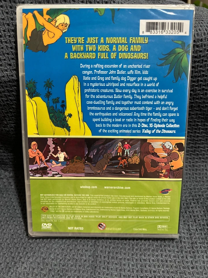 DVD Hanna Barbera: Valley of the Dinosaurs: The Complete Series NEW - Image 2 of 3
