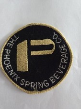 Vintage The Phoenix Spring Beverage Co. Embroidered Soda Patch