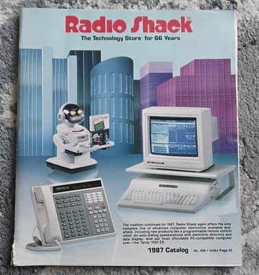 Vintage 1987 Radio Shack Catalog Tandy Computers Electronics