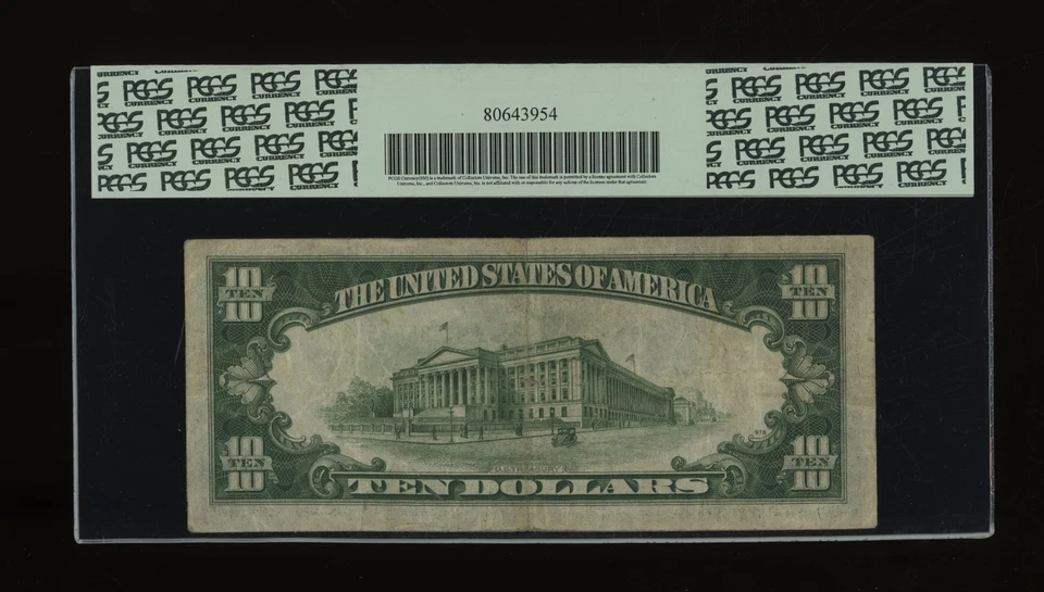 DBR 1934-A $10 FRN New York Fr. 2006-B PCGS 25 Serial B85445513C - Image 2 of 2