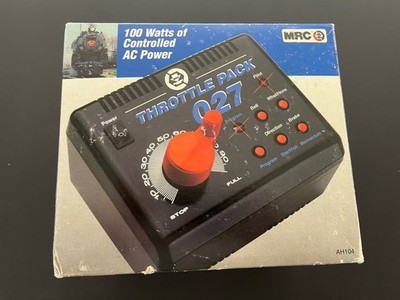 MRC Throttle Pack 027 with True Braking System for Model Trains