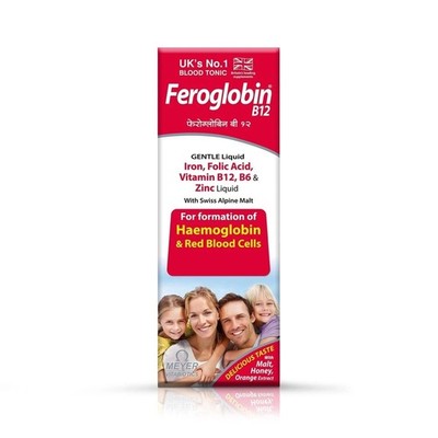 Feroglobin B12 200ml Liquid Iron Supplement Health Energy Vitality Support