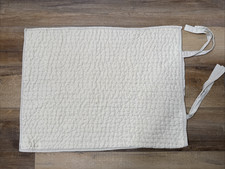 Pottery Barn Natural Beige Pick Stitch Standard Pillow Sham Linen Cotton Blend