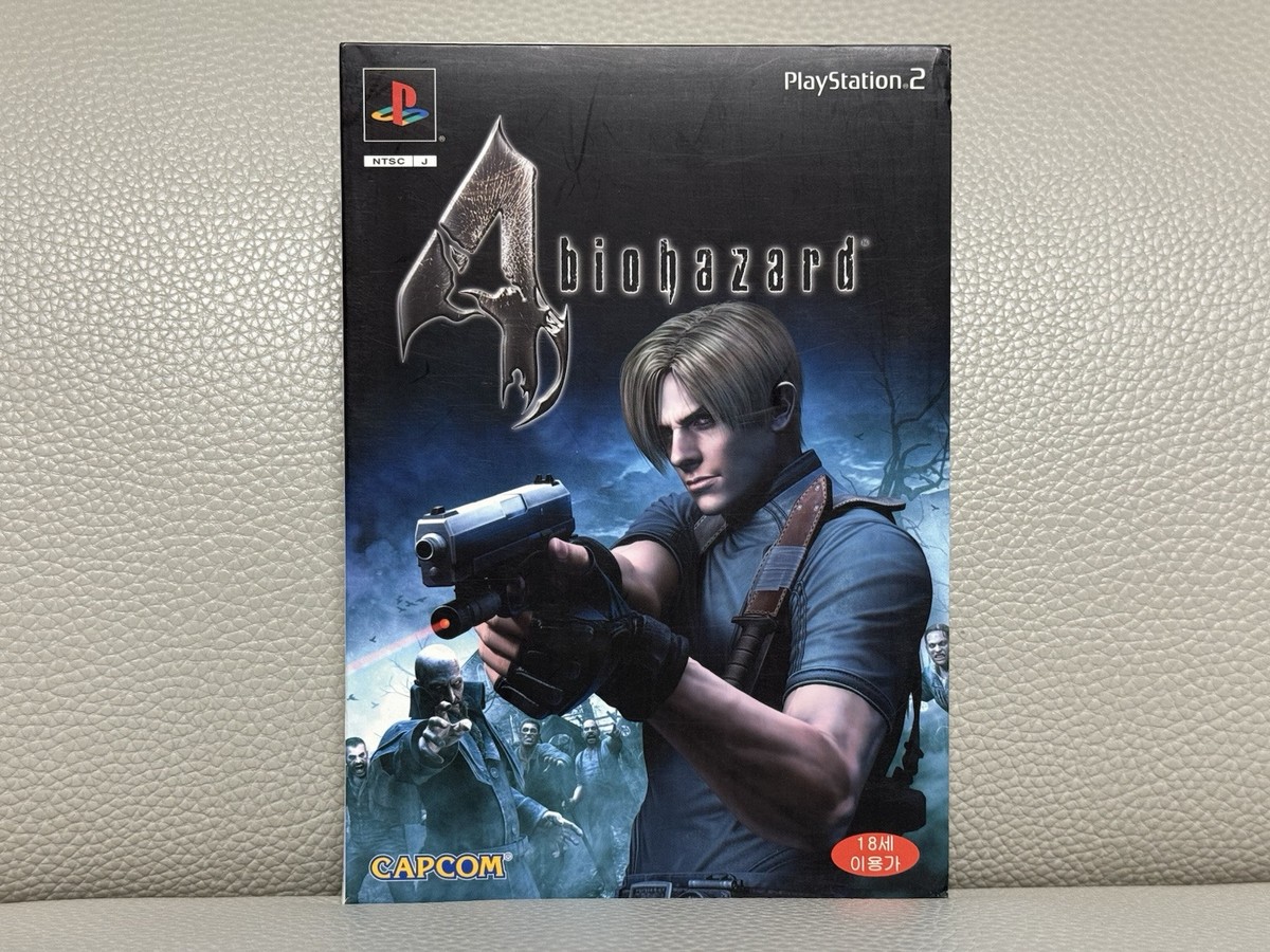 SUPER RARE Korean Resident Evil Biohazard 4 PS2 Korean Limited
