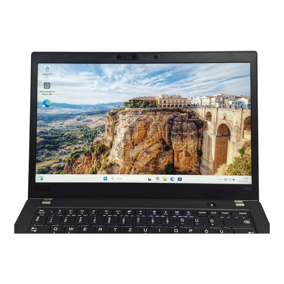 Lenovo ThinkPad T480s | I5-8350U | 8GB RAM | 128GB SSD | Touchscreen | #DE42 - Immagine 4 di 4