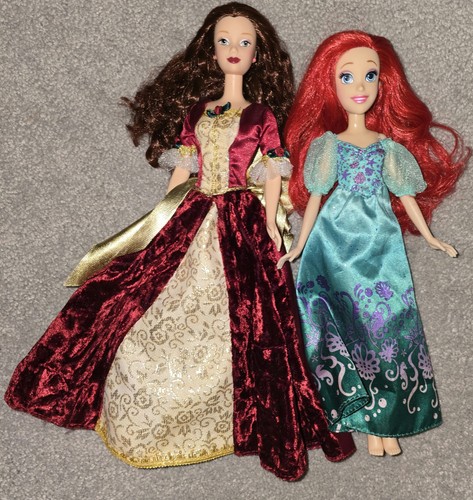 Lot Of Vintage & Modern Disney Princess Dolls Jasmine Belle Ariel - Picture 8 of 10
