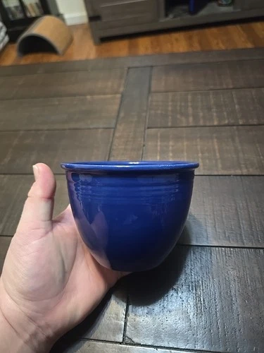 Vintage Fiesta Blue Mixing Bowl #1- HLC USA