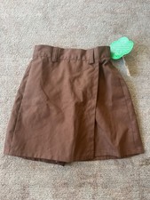 NEW Girl Scout Brownie Skort XS