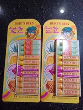 2x Burt  s Bees Natural Beeswax Lip Balm Variety Pack of 10 Each, 0.15 oz Each