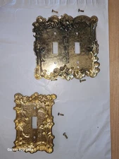 America Tack & Hardware 1967 1 Double And 1 Single Light Switch Cover Vintage