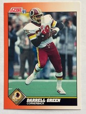 1991 Score #346 Darrell Green Washington Redskins