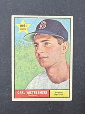 1961 Topps Carl Yastrzemski #287 Rookie Card Red Sox HOF. rookie card picture