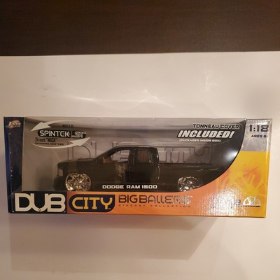 ミニカー DUB CITY DODGE RAM 1:18 Dub city 1:18 BigBaller$ Dodge Ram Black New In Box Never Opened