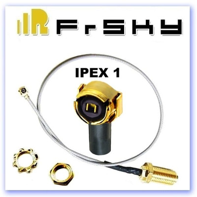 FrSKY ACCST 2,4 GHz 250 mm Koaxialbaugruppe für TX interne Module IPEX 1 Stecker