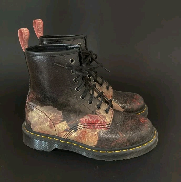 New Order Doc Martens Boot 1460 Power Corruption Lies Womens