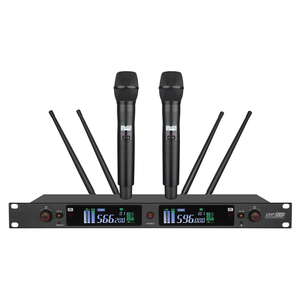 Dual Wireless Microphone UHF True Diversity 2 SKM9000