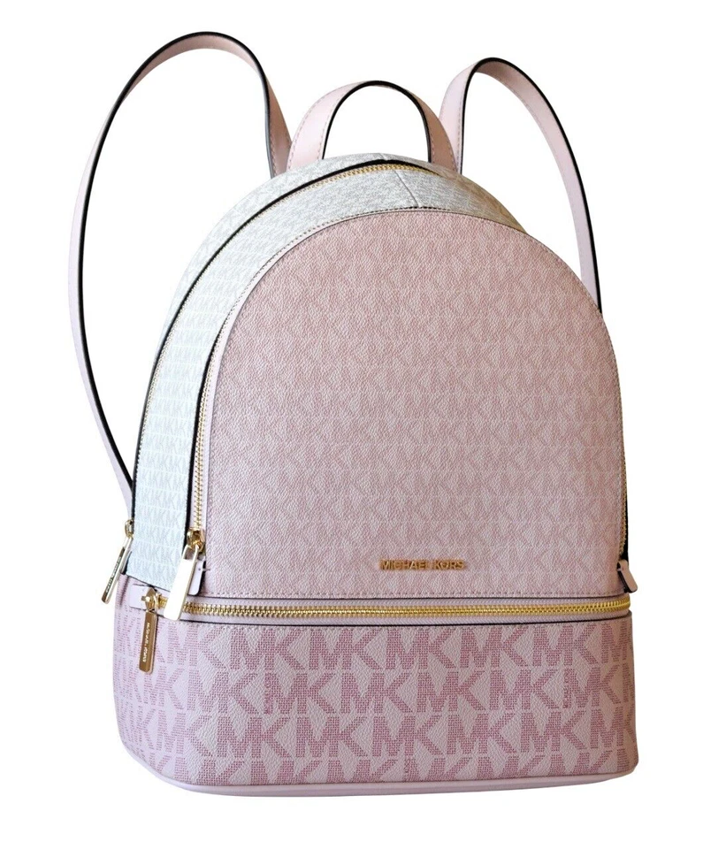 Michael Kors Damen Tasche Bag RHEA MD ZIP BACKPACK Rucksack powder blush multi - Bild 2 von 4