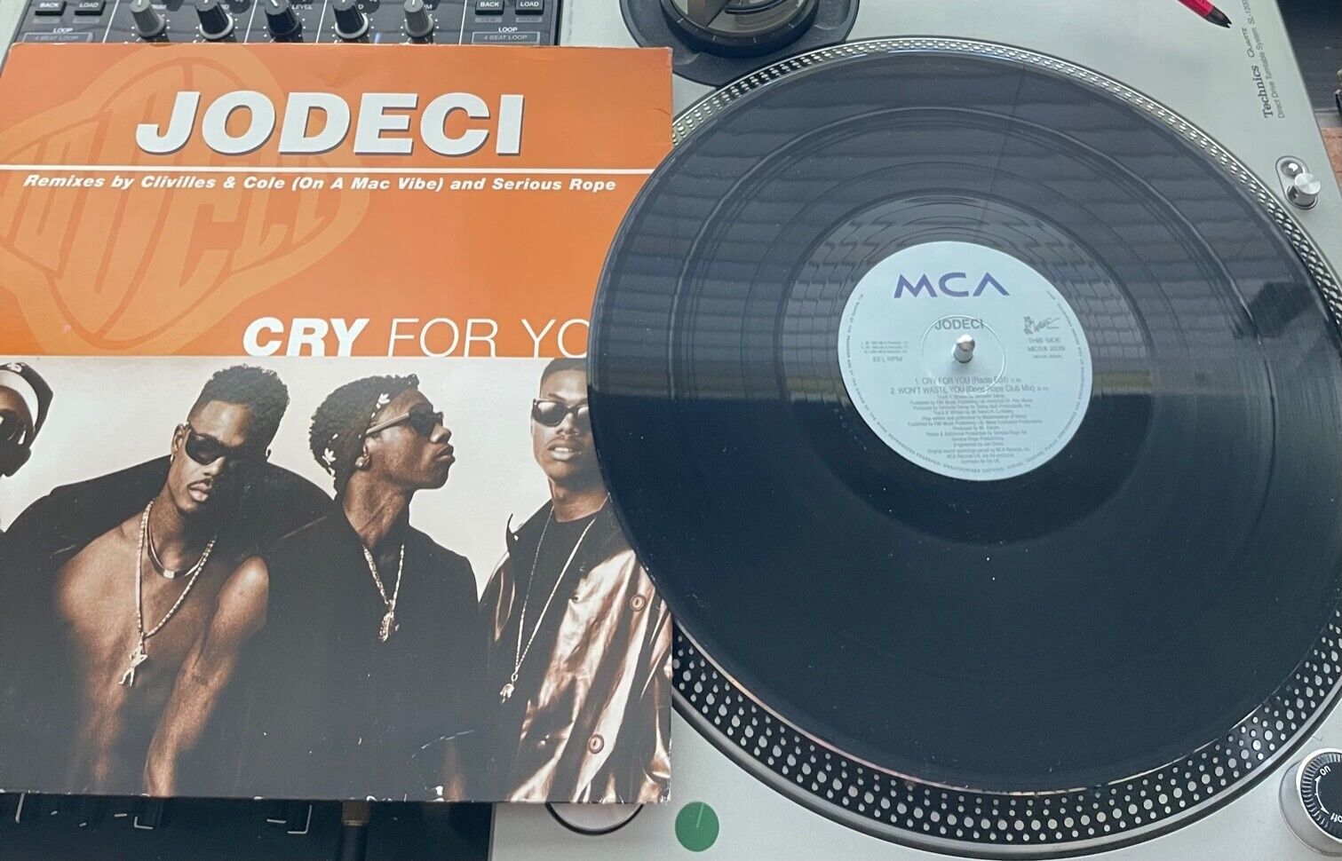 Jodeci – Cry For You Original 1994 UK Press 12" in Picture Cover VG+