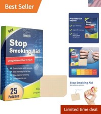 Smoking Aid Stop Smoking Patches Step 1 Step 2 Step 3 Nicotine 25 Patches - USA