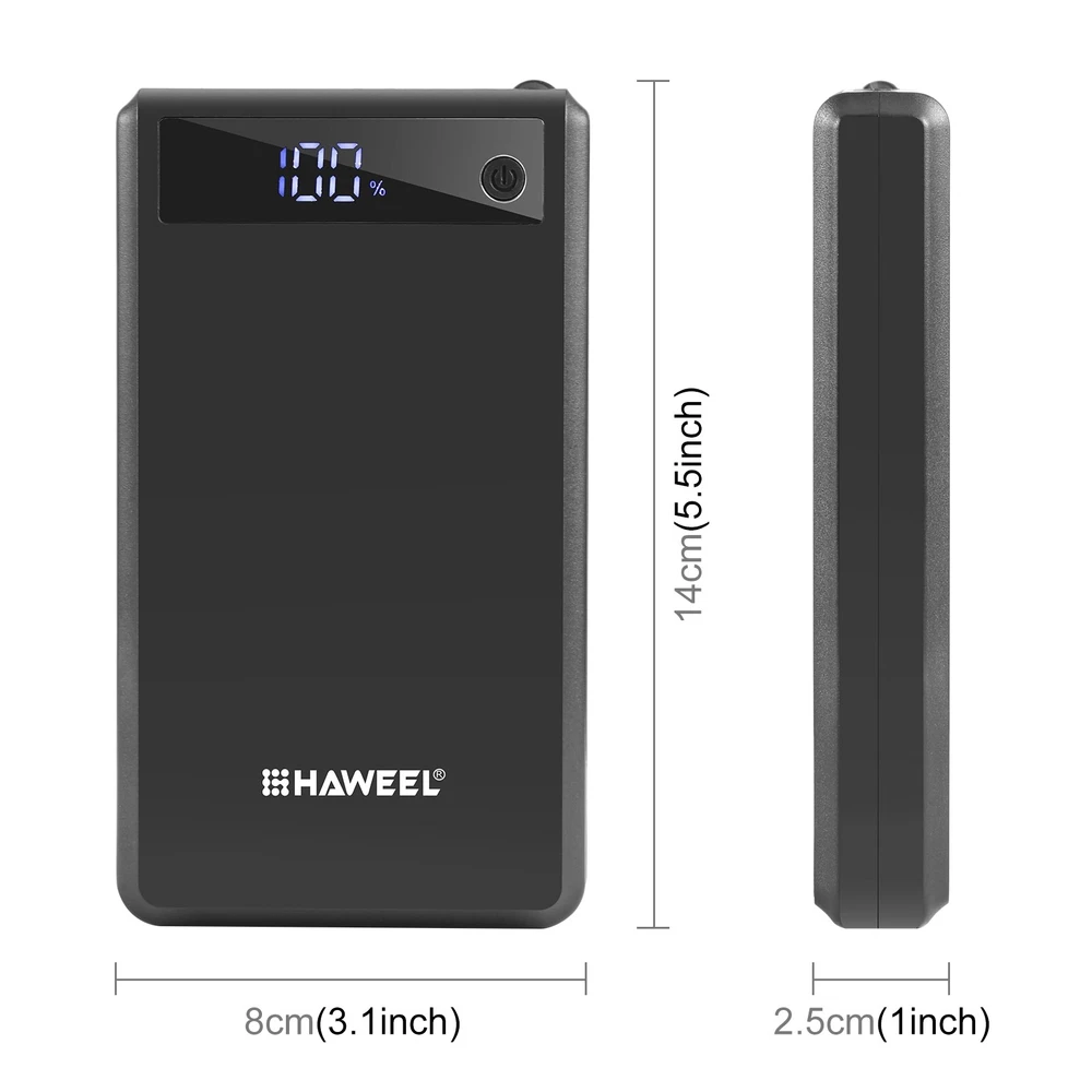 Power Bank Box Fast Charger Battery Case w/Display For HAWEEL 6 Cells 18650 Part Power Bank Box Fast Charger Battery Case w/Display For HAWEEL 6 Cells 18650 Part