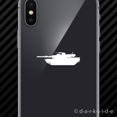 (2x) M1A1 Abrams Cell Phone Sticker Mobile M1 Tank