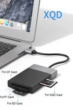 USB 3.0 To USB Flash Drive HUB XQD CF Compact TF SD Card Reader for Macbook PC