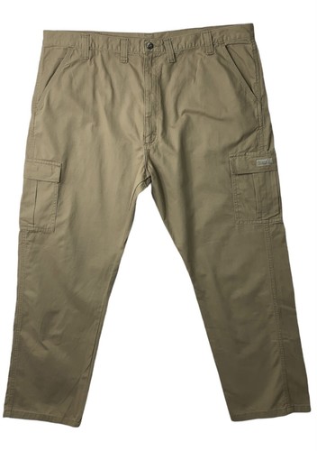 Wrangler Relaxed Fit Cargo Pants Mens 44x32 Beige Khakis 70LEWGR | eBay