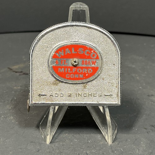 Walsco 6 Fuß Metallmaßband Hergestellt in den USA 806W Milford Connecticut