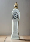 Vintage Avon Fragrance Hours Milkglass Grandfather Clock Charisma Cologne 6 Oz