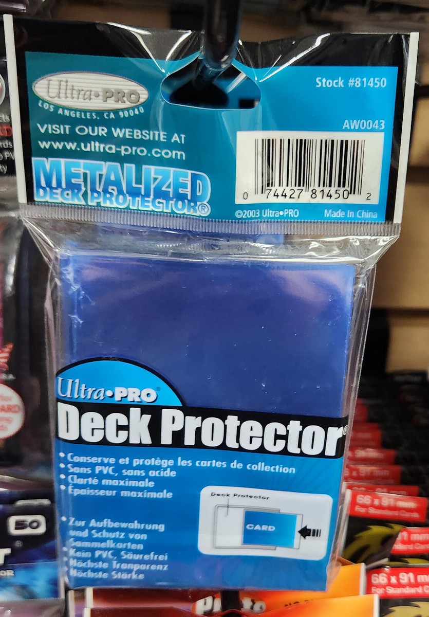 ULTRA PRO METALIZED SAPPHIRE GLOW DECK PROTECTOR SLEEVES
