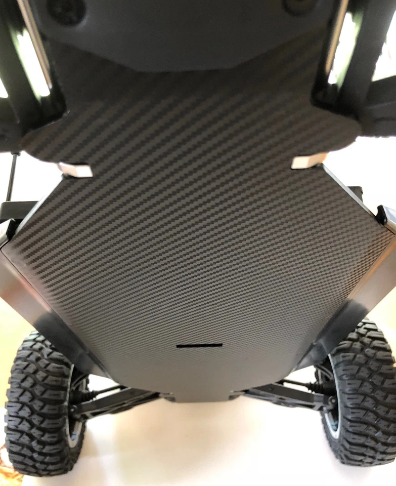 3  Traxxas Xmaxx-T-Maxx / E-Maxx Chassis Protector 4D Carbon Fiber-High Gloss  - Image 2 of 4