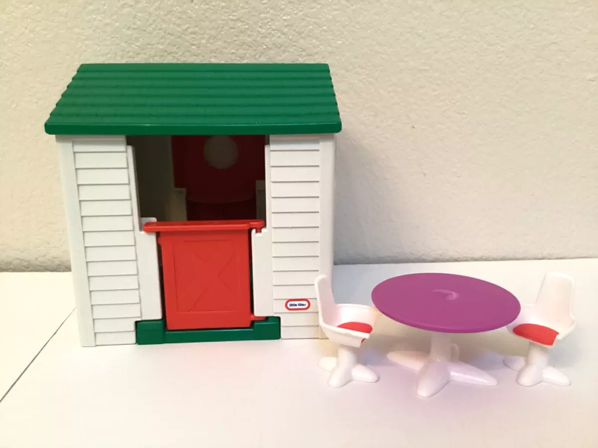 Vintage Little Tikes Cozy Cottage Playhouse Miniature Chairs