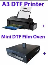 A3 DTF Printer with DTF Oven For Direct To Film Transfer