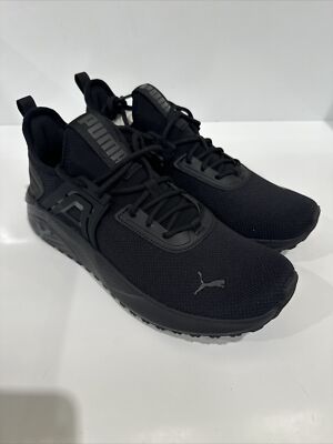Authentic Puma Pacer 23 Shoes Size 9.5 Black / Shadow Gray New -Damaged Box