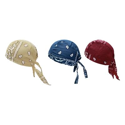 Herren Radfahren Piraten Mütze Beanie feuchtigkeitsableitend Outdoor Sport Bandana Tie Back