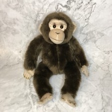FAO Schwarz Monkey Plush Stuffed Animal Chimpanzee Realistic 1