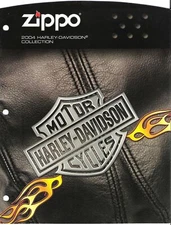 2004 Zippo Catalog - Harley Davidson Collection - RARE