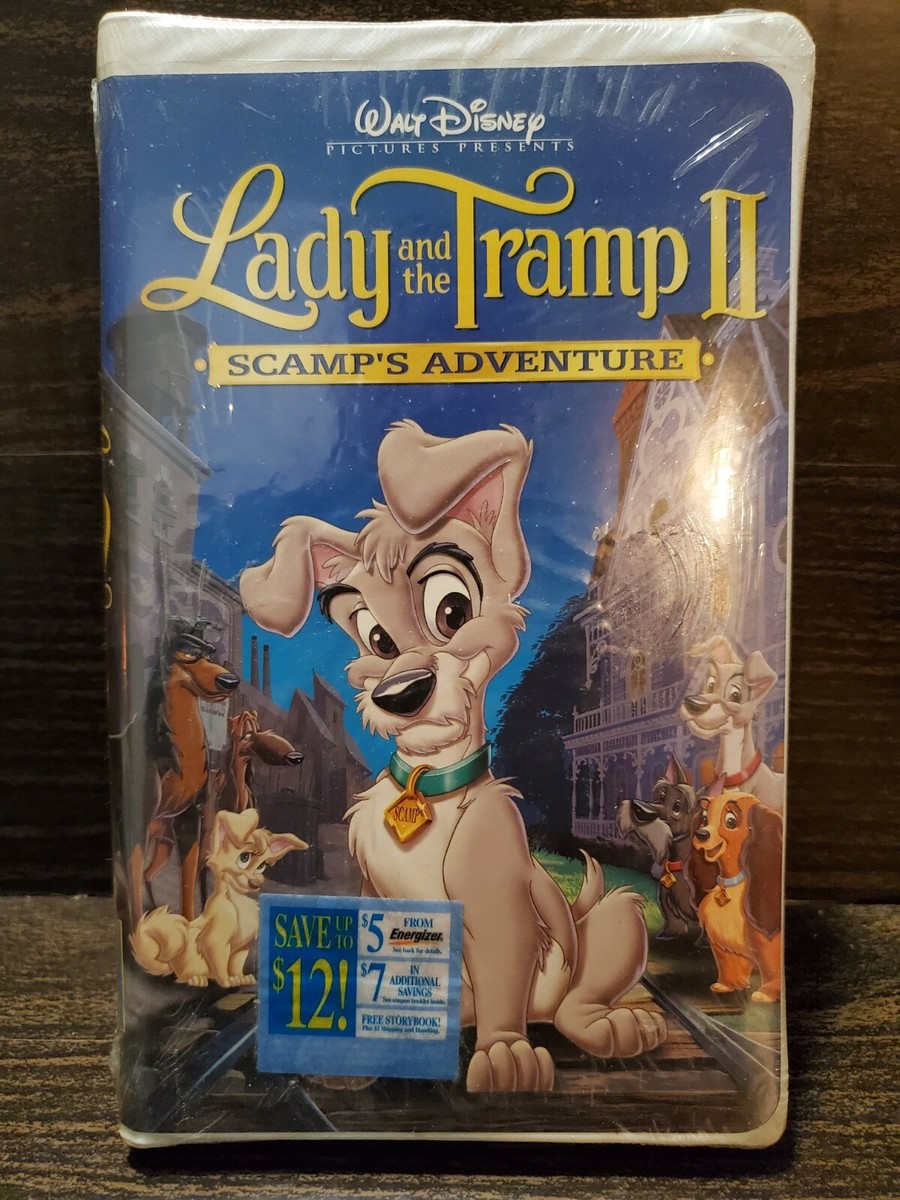 Lady and the Tramp II: Scamps Adventure (VHS, 2001) NEW