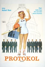 PROTOCOL Original exYU movie poster 1984 GOLDIE HAWN CHRIS SARANDON HERBERT ROSS