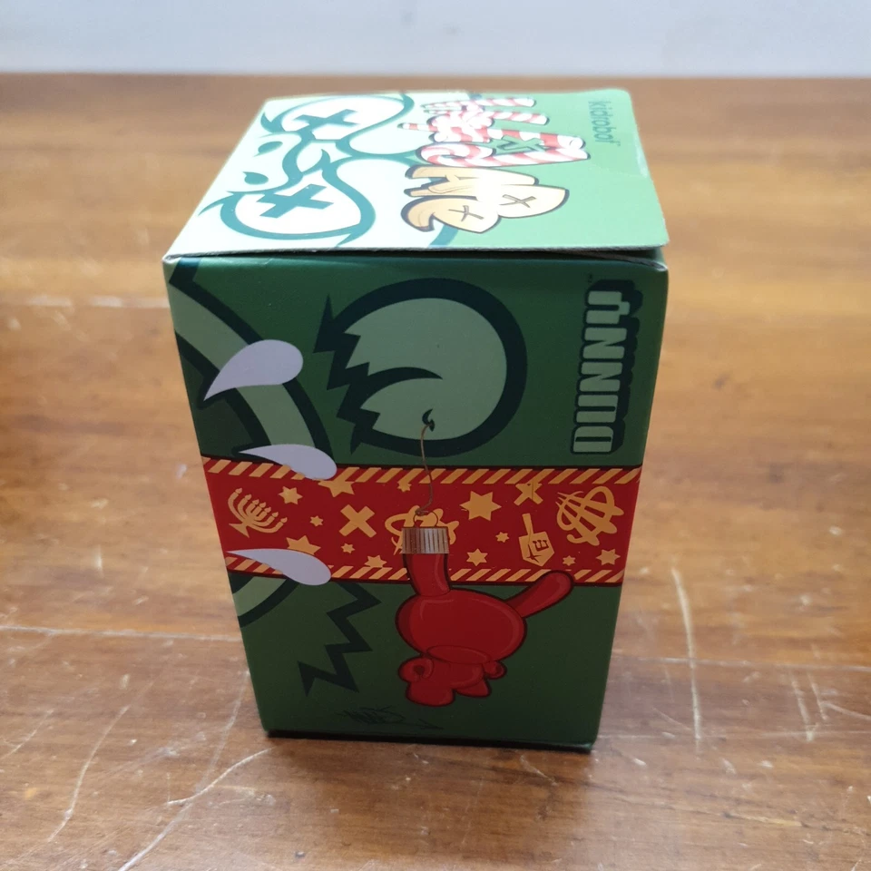  RARE kozik Kidrobot 3" happy holidAPE  2013 - Never Opened   christmas - Image 2 of 4