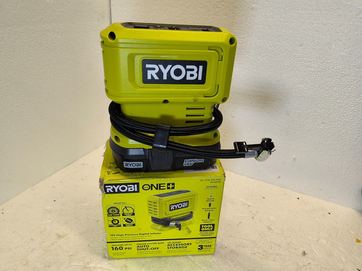 18 Volt One+ Ryobi Battery Air Pump Cordless Inflator High